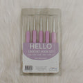 HELLO CROCHET HOOK SET SİLİKON SAPLI TIĞ SETİ