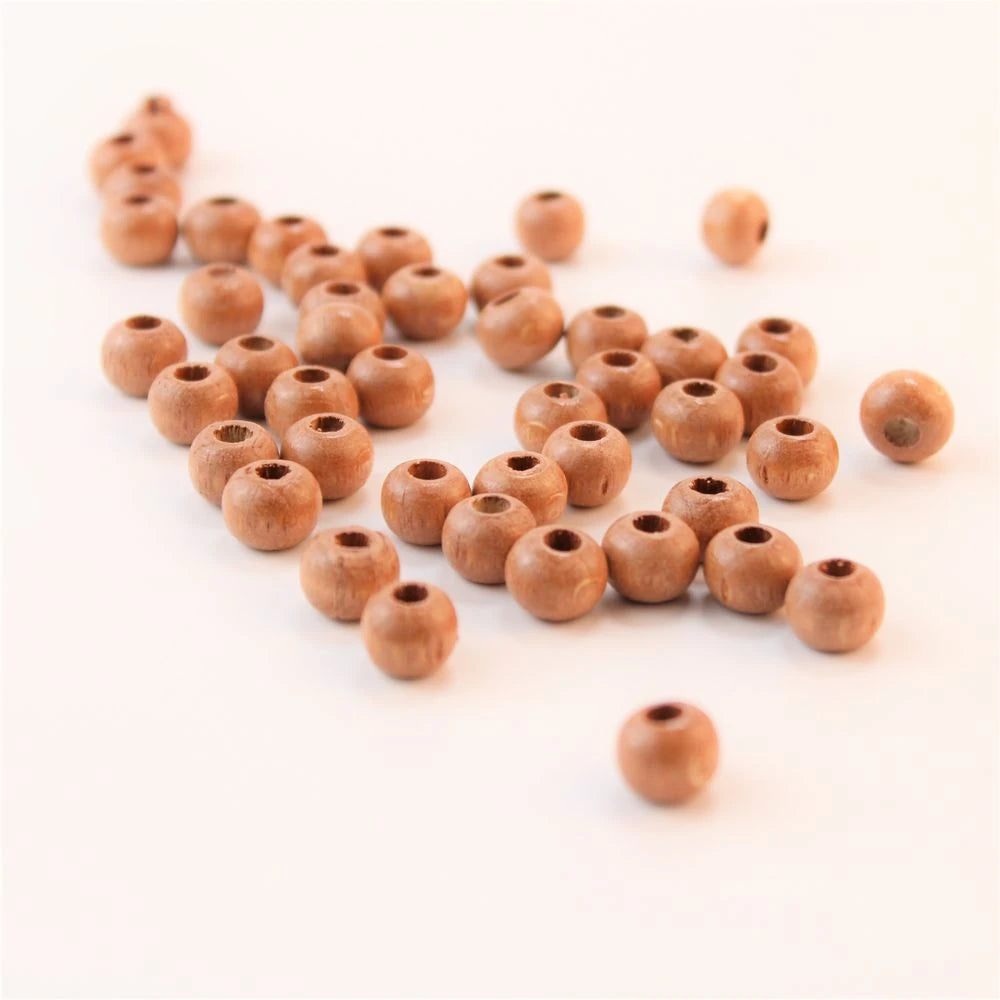 Ahşap Boncuk 8 mm 1 kg