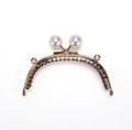 OVAL BEYAZ BONCUKLU BURS 10,5 CM