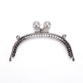 OVAL BEYAZ BONCUKLU BURS 12,5 CM