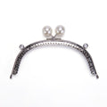 OVAL BEYAZ BONCUKLU BURS 16,5 CM
