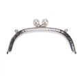 OVAL BEYAZ BONCUKLU BURS 20,5 CM