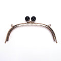 OVAL SİYAH BONCUKLU BURS 20,5 CM
