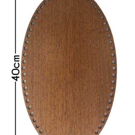AHŞAP TABAN OVAL 40X20