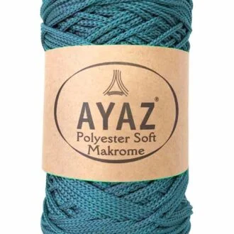 Ayaz Polyester Soft Makrome İpi 250g Petrol – 1213