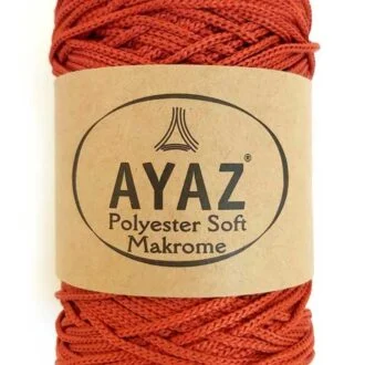 Ayaz Polyester Soft Makrome İpi 250g Bakır – 1507