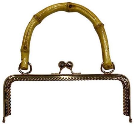 BAMBU SAPLI METAL BURS 20.5 CM ALTIN