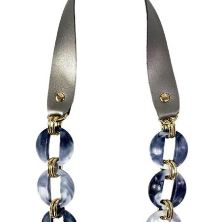 ÇANTA SAPI DERİLİ AKRİLİK GRİ