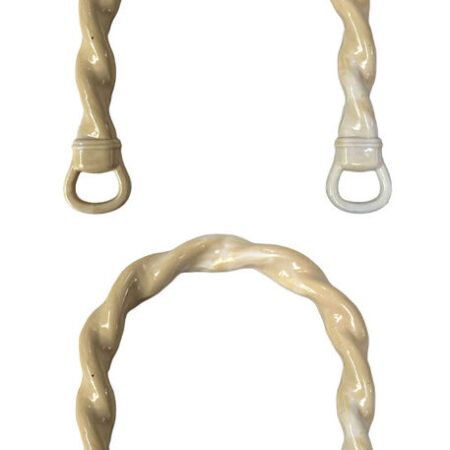 ÇANTA SAPI PLASTK BAMBU GÖRNM 13 CM C MODEL K116 Krem