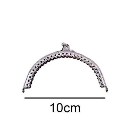 ÇANTA VE CÜZDAN KLİPSİ 10 CM OVAL GÜMÜŞ