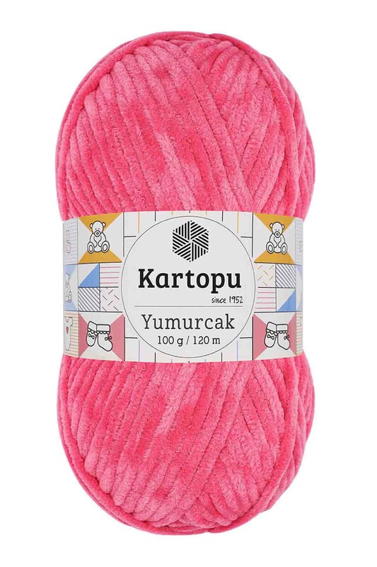 Kartopu Yumurcak El Örgü İpi Koyu Pembe K798