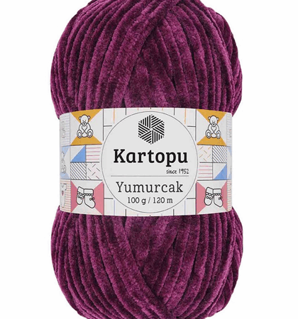 Kartopu Yumurcak El Örgü İpi Mürdüm K726