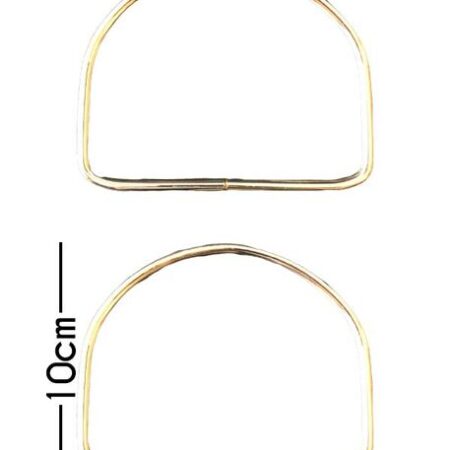 METAL ÇANTA SAPI GOLD D 13 X 10 CM 5MM