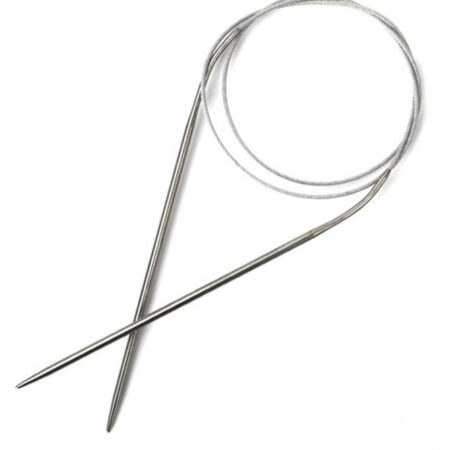 Yabalı Çelik Misinalı Örgü Şişi 100 cm | Standart