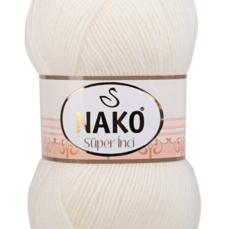 Nako Süper İnci El Örgü İpi | Ekru 300