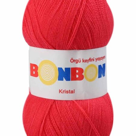 Bonbon Kristal El Örgü İpi | Koyu Pembe 98299