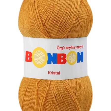 Bonbon Kristal El Örgü İpi | Hardal 98415