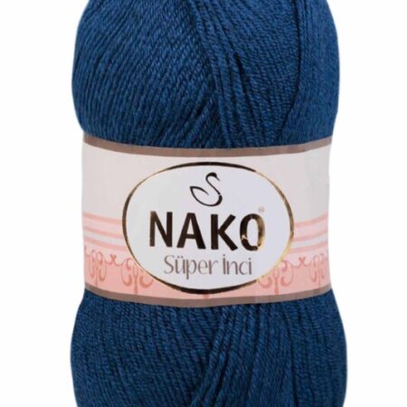 Nako Süper İnci El Örgü İpi | Orta Mavi 517