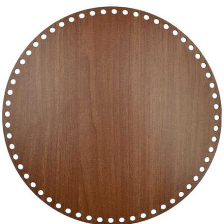 AHŞAP TABAN YUVARLAK 35X35