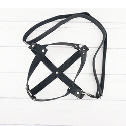 ASKILI KAFES ÇANTA SETİ SIYAH