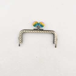 ÇANTA CÜZDAN BURSU BONCUKLU DİKDÖRTGEN LOLİPOP 10.5 CM. ANTIK