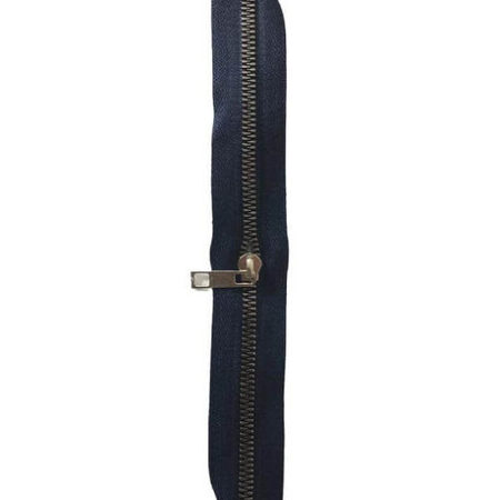 ÇANTA FERMUARI DİP KAPALI LACİVERT 30 CM GÜMÜŞ DİŞ