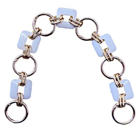 ÇANTA SAPI AKRİLİK METAL HALKALI BEYAZ