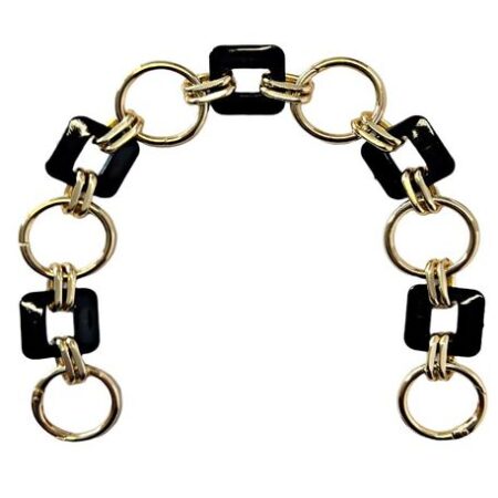 ÇANTA SAPI AKRİLİK METAL HALKALI SİYAH