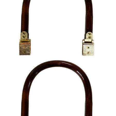 ÇANTA SAPI AKRİLİK METAL KLİPSLİ 12 CM KAHVERENGİ