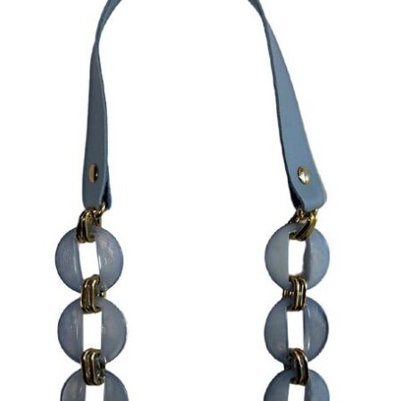 ÇANTA SAPI DERİLİ AKRİLİK AÇIK MAVİ