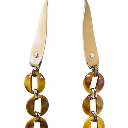 ÇANTA SAPI DERİLİ AKRİLİK HARDAL