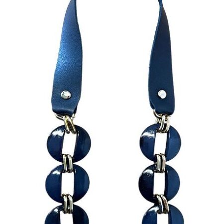 ÇANTA SAPI DERİLİ AKRİLİK LACİVERT