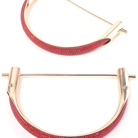 ÇANTA SAPI METAL TAŞLI KIRMIZI