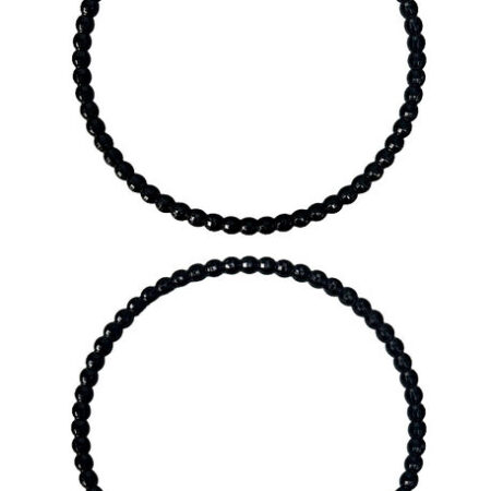 ÇANTA SAPI PLASTK BAMBU GÖRNM YUVARLAK 22,5CM K115 Siyah