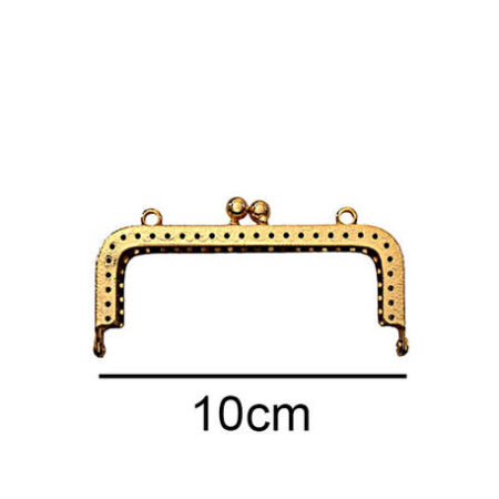 ÇANTA VE CÜZDAN KLİPSİ 10 CM KARE ALTIN
