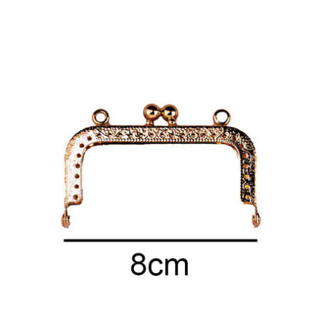 ÇANTA VE CÜZDAN KLİPSİ 8 CM KARE ALTIN