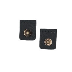 DERİLİ KARE MIKNATIS 4 x 4,5 CM SIYAH