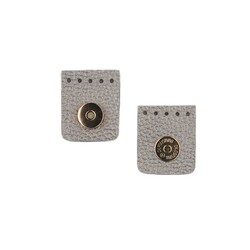 DERİLİ KARE MIKNATIS 4 x 4,5 CM GUMUS