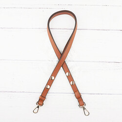 GERÇEK DERİ ÇITÇITLI ÇANTA SAPI 75 x 1,5 CM TABA