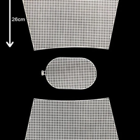 KANVAS PLASTİK ÇANTA SETİ 3 PARÇA 40X26