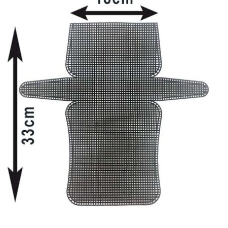 KANVAS PLASTİK FİLE ÇANTA 33 CM X 18 CM SİYAH