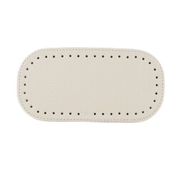 KNİT ME ÇANTA TABANI OVAL 20x10 CM KREM