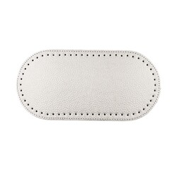 KNİT ME ÇANTA TABANI OVAL 27x13 CM GUMUS