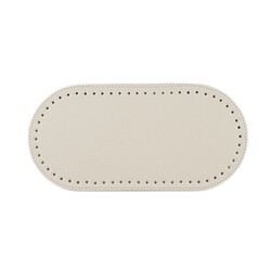 KNİT ME ÇANTA TABANI OVAL 27x13 CM KREM