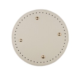 KNİT ME ÇANTA TABANI YUVARLAK 22 CM KREM