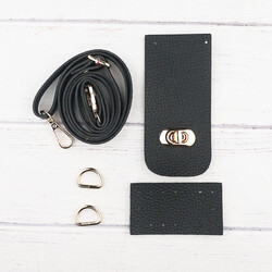 KNİT ME TABANLI TELEFON SETİ SIYAH