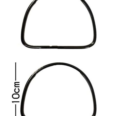 METAL ÇANTA SAPI ANTRASİT D 13 X 10 CM 5MM