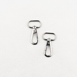 METAL ÇANTA YAY KANCA 2,5 CM S-322 GUMUS