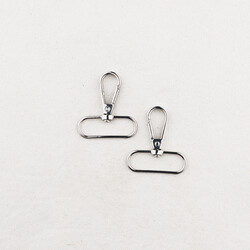 METAL ÇANTA YAY KANCA 4 CM S1837 GUMUS