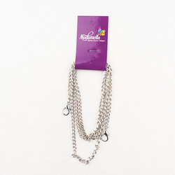 PAPAĞAN KANCALI ÇANTA ZİNCİRİ 1.20 MT MODEL 13 (1974) GUMUS